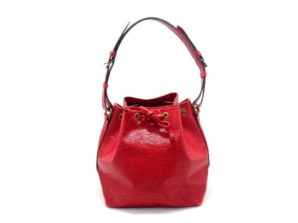 LOUIS VUITTON Noe Bag Shoulder Epi Castilian Red
